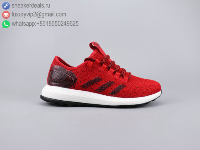 ADIDAS PURE BOOST CLIMA CHINA RED UNISEX RUNNING SHOES